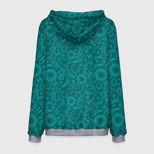 Мужская толстовка Наш Млечный путь / 3D-Меланж – фото 2