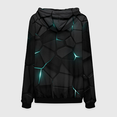 Мужская толстовка Анахайм Дакс - плиты с подсветкой / 3D-Черный – фото 2