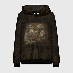 Толстовка-худи мужская Когда Наташа музыкант, цвет: 3D-черный