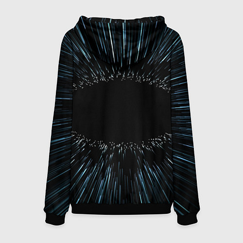 Мужская толстовка Звёздные войны космический прыжок / 3D-Черный – фото 2