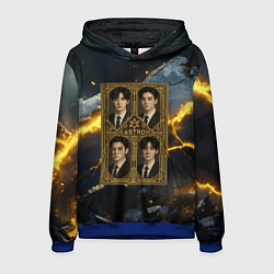 Толстовка-худи мужская Astro в золотой рамке, цвет: 3D-синий