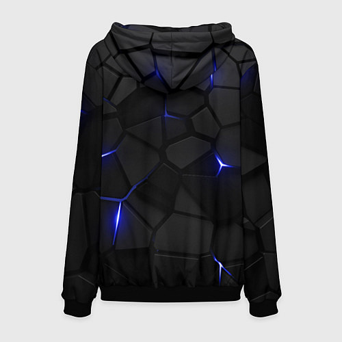 Мужская толстовка Нью Йорк Рейнджерс - НХЛ хоккей / 3D-Черный – фото 2