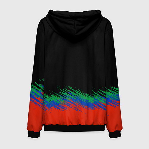 Мужская толстовка Dagestan / 3D-Черный – фото 2