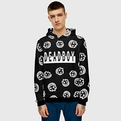 Толстовка-худи мужская Deadboy - Bones, цвет: 3D-черный — фото 2