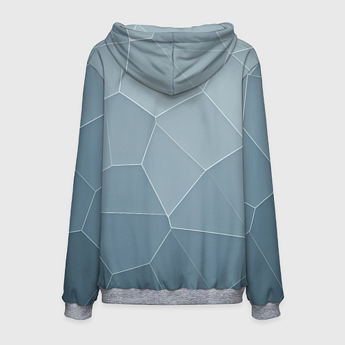 Мужская толстовка Текстура из неровных плит / 3D-Меланж – фото 2