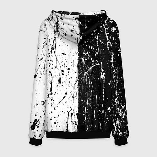 Мужская толстовка Антиматерия подтеки / 3D-Черный – фото 2