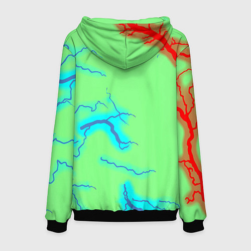 Мужская толстовка Monster energy storm electrix / 3D-Черный – фото 2