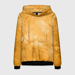 Толстовка-худи мужская Абстракция - bright yellow, цвет: 3D-черный