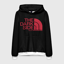 Толстовка-худи мужская The darkside, цвет: 3D-белый
