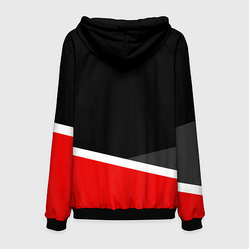 Мужская толстовка Toronto Raptors - basketball / 3D-Черный – фото 2