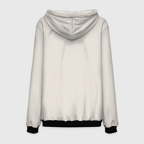 Мужская толстовка Демоническая панда самурай - нейроарт / 3D-Черный – фото 2