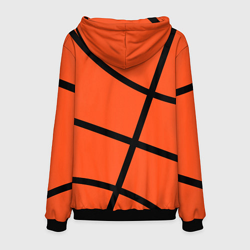 Мужская толстовка Майами Хит - баскетболная разметка / 3D-Черный – фото 2