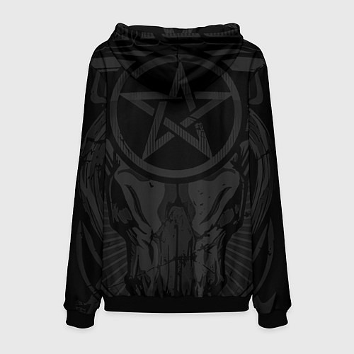 Мужская толстовка Black Sabbath - goat skull / 3D-Черный – фото 2