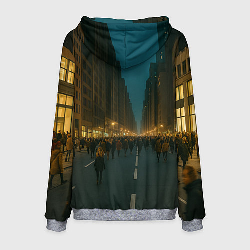 Мужская толстовка La Vaca Saturno Saturnita мем / 3D-Меланж – фото 2