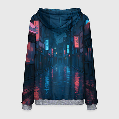 Мужская толстовка Сиратори Айра в ярости / 3D-Меланж – фото 2