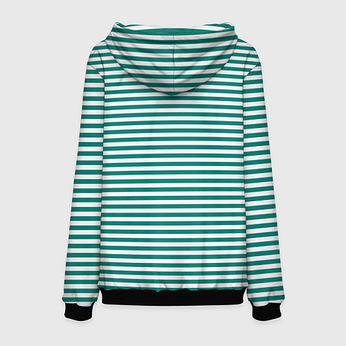 Мужская толстовка Тельняшка пограничника / 3D-Черный – фото 2