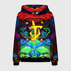 Толстовка-худи мужская Doom hyper monster, цвет: 3D-черный