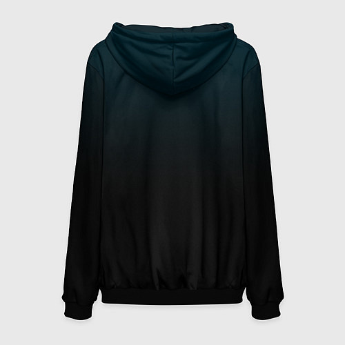 Мужская толстовка Морская глубина в чёрном / 3D-Черный – фото 2