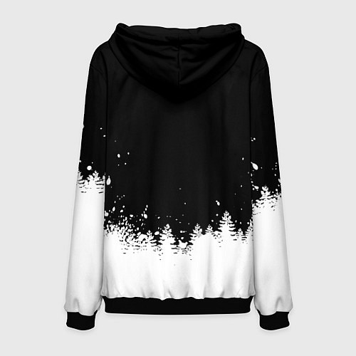 Мужская толстовка Doom winter wild / 3D-Черный – фото 2