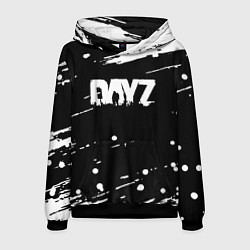 Толстовка-худи мужская Dayz брызги красок, цвет: 3D-черный