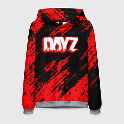 Толстовка-худи мужская Dayz штрихи красок, цвет: 3D-меланж