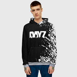 Толстовка-худи мужская Dayz брызги красок, цвет: 3D-меланж — фото 2