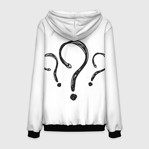 Мужская толстовка Бобр - интеллигент с газетой / 3D-Черный – фото 2