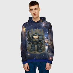 Толстовка-худи мужская Эрик Картман вселенная warhammer, цвет: 3D-синий — фото 2