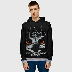 Толстовка-худи мужская Pink Floyd - what do you want from me, цвет: 3D-меланж — фото 2