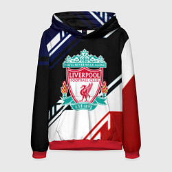 Толстовка-худи мужская Liverpool geometry sport, цвет: 3D-красный