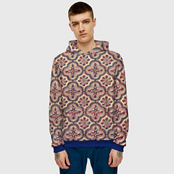 Толстовка-худи мужская Готическая эстетика, цвет: 3D-синий — фото 2