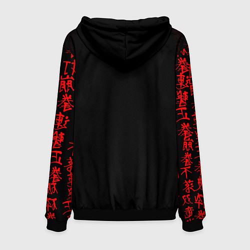 Мужская толстовка Человек бензопила / 3D-Черный – фото 2