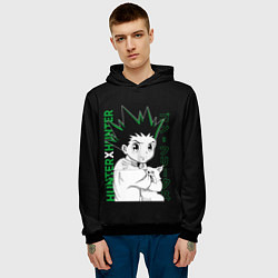 Толстовка-худи мужская Гон Фрикс Хантер х Хантер, цвет: 3D-черный — фото 2