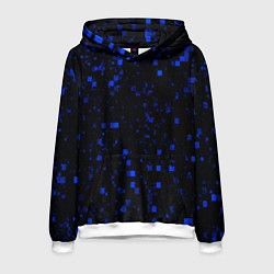Толстовка-худи мужская Color blue khaki, цвет: 3D-белый