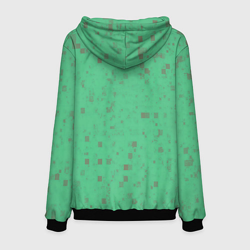 Мужская толстовка Color green brown / 3D-Черный – фото 2