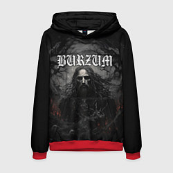 Толстовка-худи мужская Burzum Varg, цвет: 3D-красный