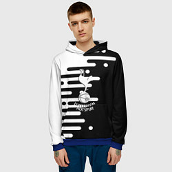 Толстовка-худи мужская Тоттенхэм Хотспур геометрия, цвет: 3D-синий — фото 2