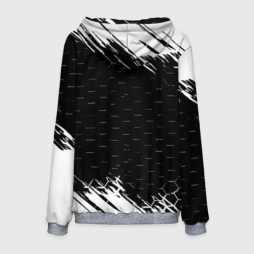 Мужская толстовка Napoli краски соты текстура / 3D-Меланж – фото 2