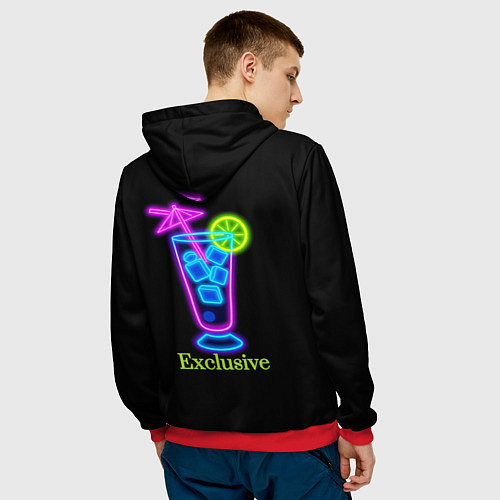 Мужская толстовка Exclusive / 3D-Красный – фото 4