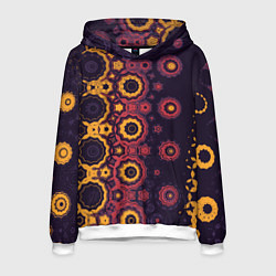 Толстовка-худи мужская Метаморфоза из персидских звезд, цвет: 3D-белый