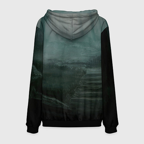 Мужская толстовка Франкенштейн свинья невеста / 3D-Черный – фото 2