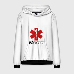 Толстовка-худи мужская Медик, цвет: 3D-черный
