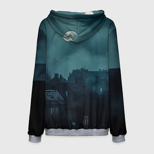 Мужская толстовка Вампирша МаоМао - Монолог Фармацевта аниме Хэллоуи / 3D-Меланж – фото 2