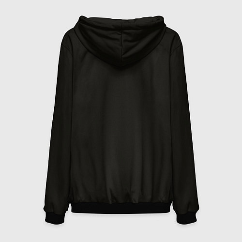 Мужская толстовка Осенние гуси / 3D-Черный – фото 2