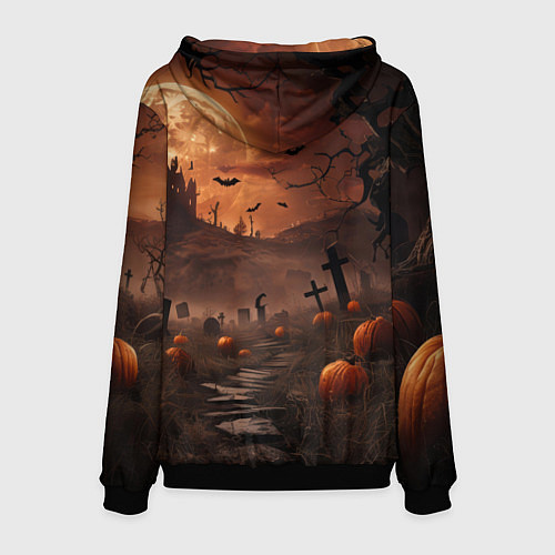 Мужская толстовка Мумия в ожидании / 3D-Черный – фото 2