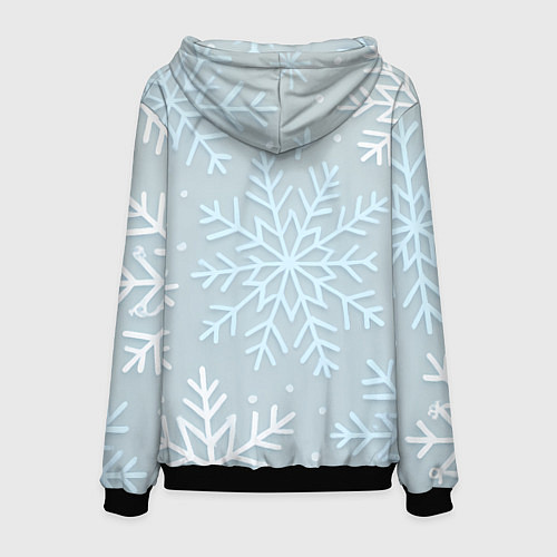 Мужская толстовка С Новым 2026 годом - хвост лошади / 3D-Черный – фото 2