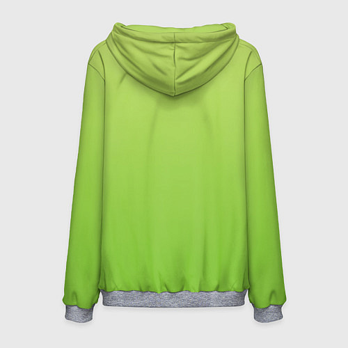 Мужская толстовка Color lime green / 3D-Меланж – фото 2