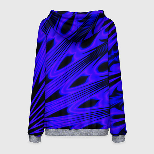 Мужская толстовка Color neon blue / 3D-Меланж – фото 2