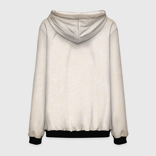 Мужская толстовка Капибара и чай / 3D-Черный – фото 2