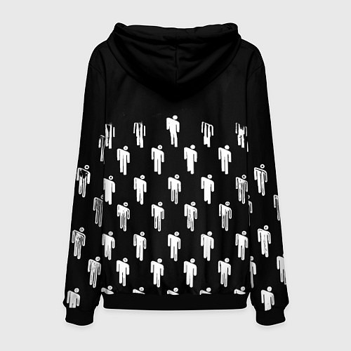 Мужская толстовка Реал Мадрид люди краски / 3D-Черный – фото 2